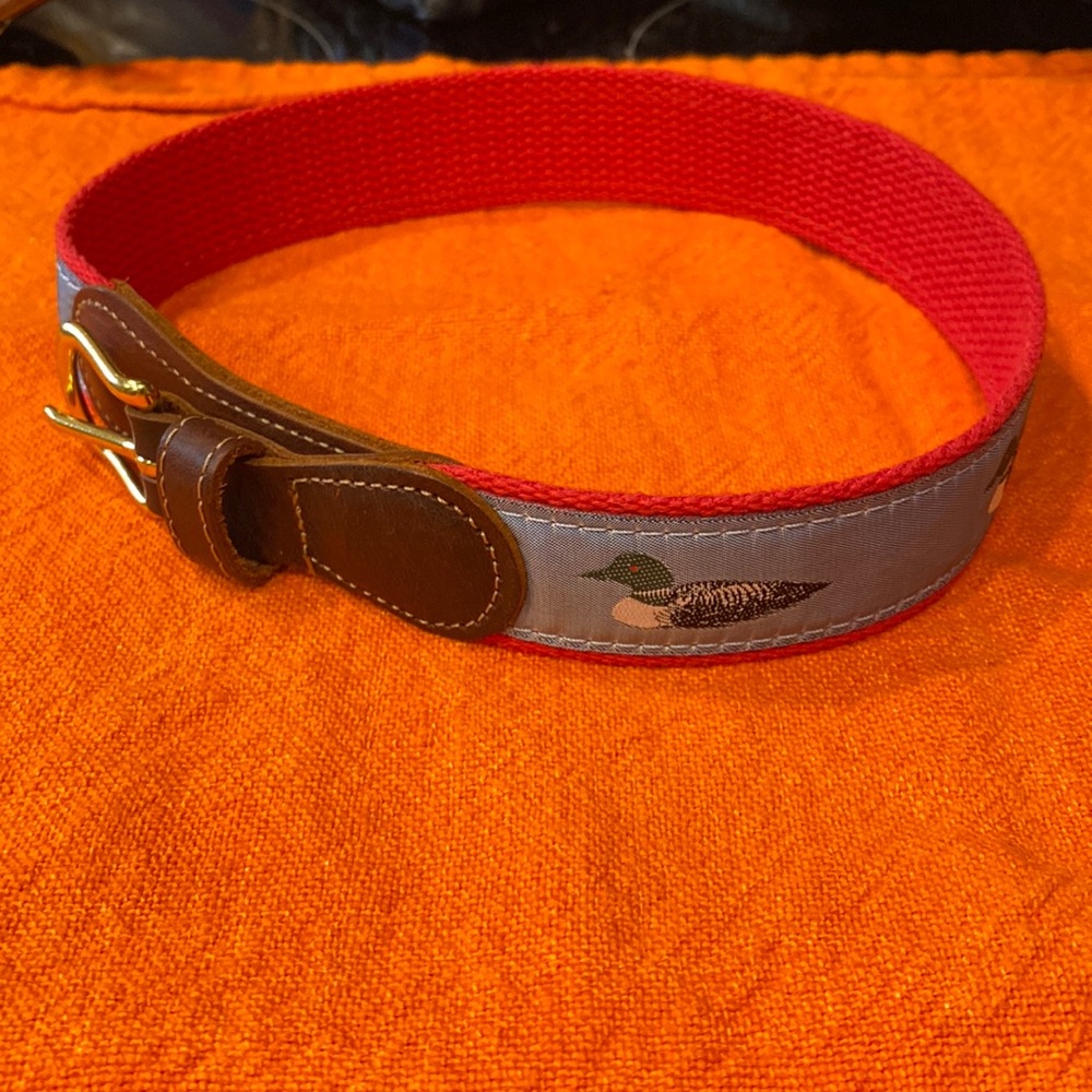 Size 20 Preston boys belt w mallard design